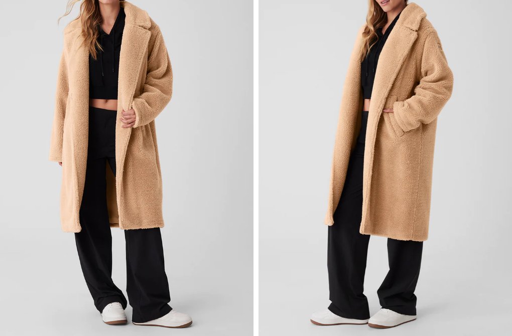 OVERSIZED SHERPA TRENCH